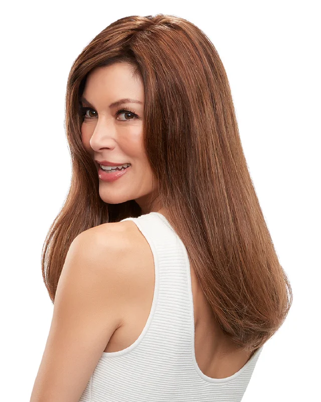 Top Form French 18 inch | Monofilament Remy Human Hair Toppers by Jon Renau