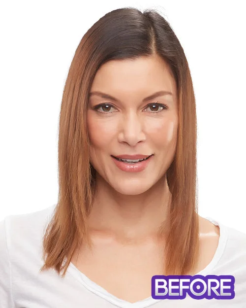 Top Form French 18 inch | Monofilament Remy Human Hair Toppers by Jon Renau