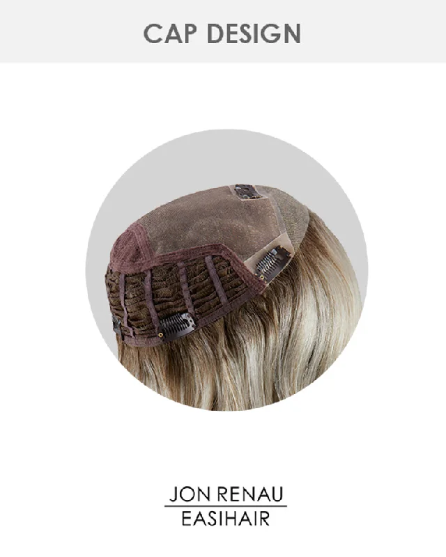 Top Smart Wavy 12 inch | Lace Front & Monofilament Synthetic Hair Toppers by Jon Renau