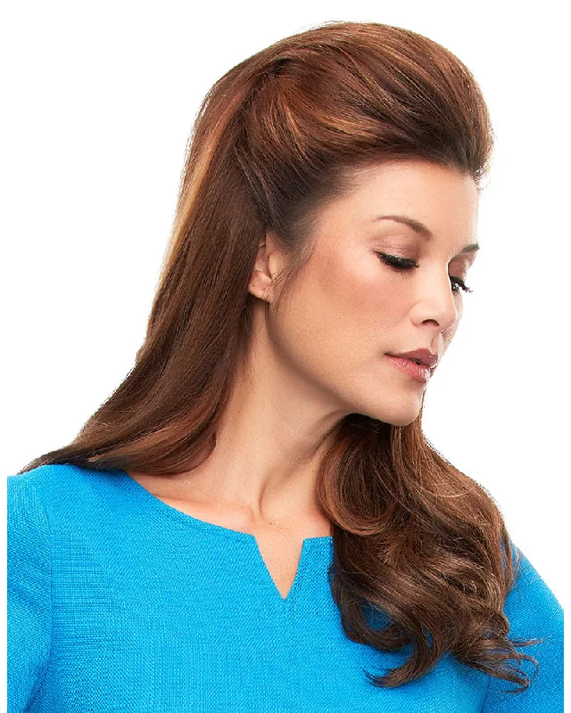 Top This 16 inch | Monofilament Remy Human Hair Toppers by Jon Renau