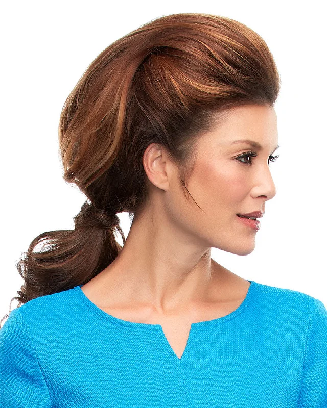 Top This 16 inch | Monofilament Remy Human Hair Toppers by Jon Renau