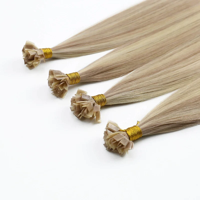 [U Tip Upgrade] Sunny Hair K Tip Virgin Hair Extensions Highlights Blonde #18/613