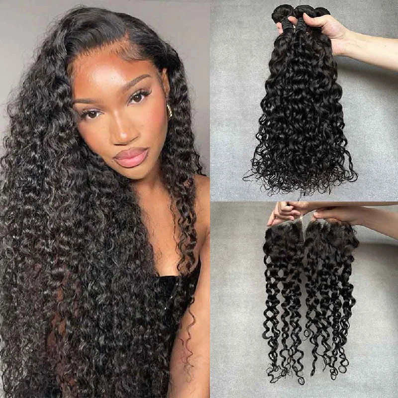 Virgin Hair Bundles And Clsoure/Frontal Deal