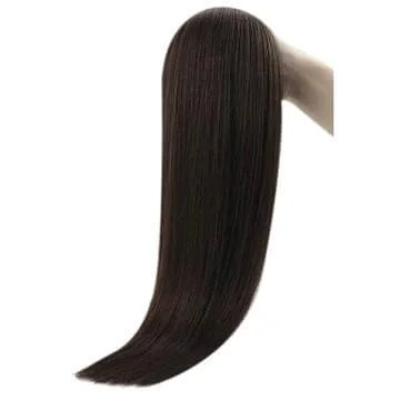 Moresoo Virgin Machine Hair Weft Sew In Weft Human Hair Bundles Darkest Brown(#2)